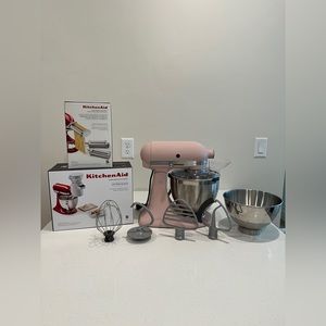 Kitchenaid Artisan Stand Mixer with Attachments